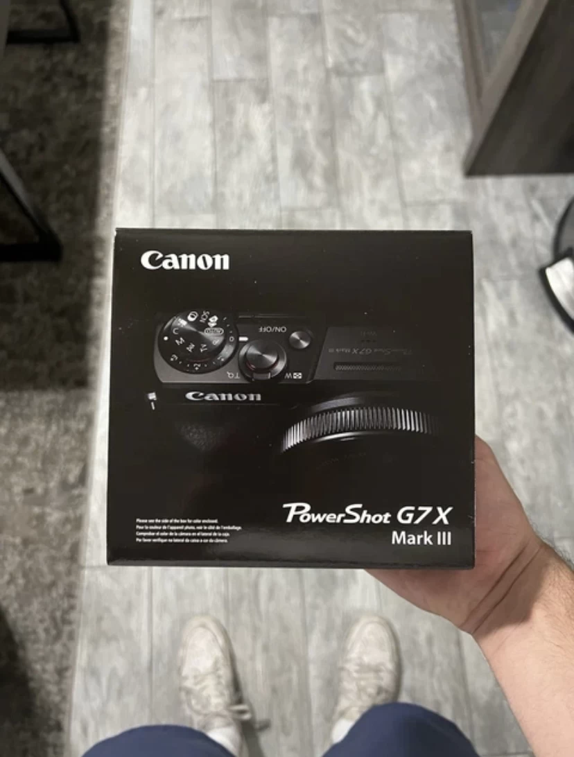 Canon Powershot  GX7 MARK III MIRRORLESS  CAMERA + ACCESSORIES NEW SEALED INSIDE BOX.