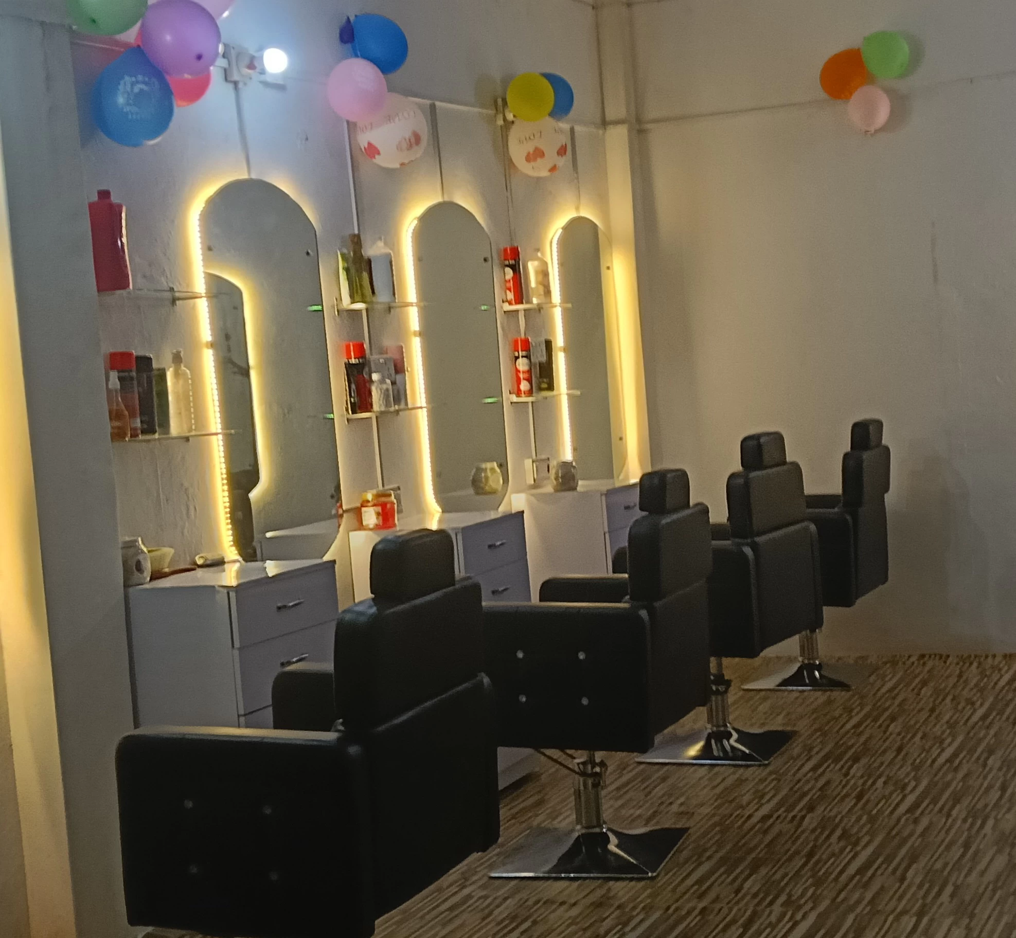 salon chairs