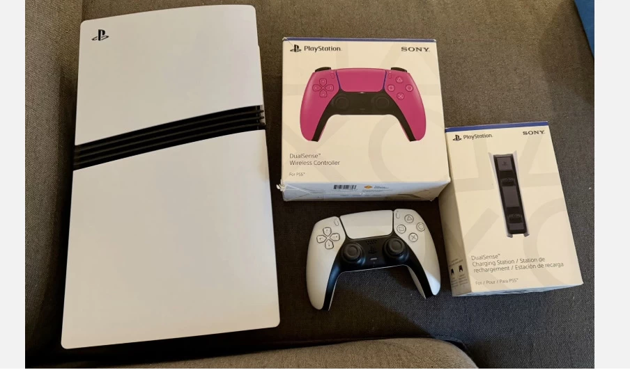 Sony PlayStation 5 Pro Digital PS5 2TB White Full Combo Console