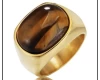 TIGER EYE - PANCHADHATU RING - LIFE TIME COLOR GUARANTEE